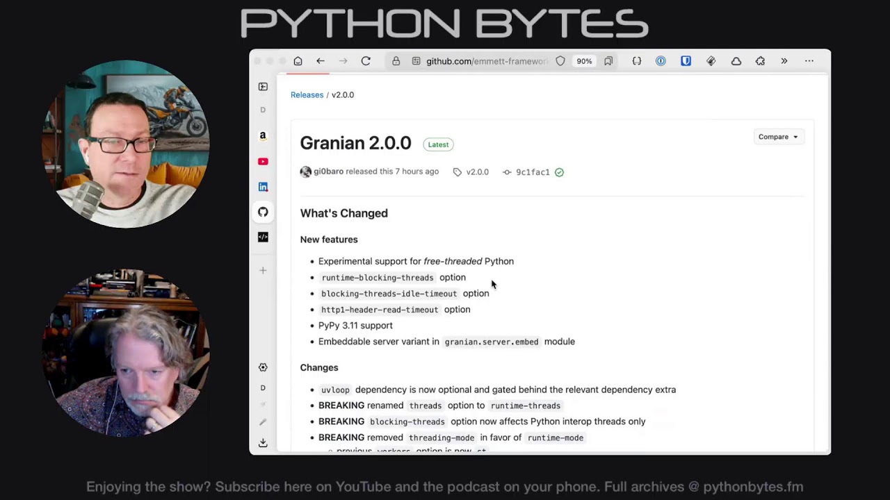 Python Bytes: #422 You need 4 spaces